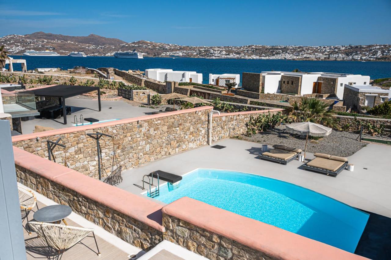 Tohu Villas Mykonos オルノス エクステリア 写真